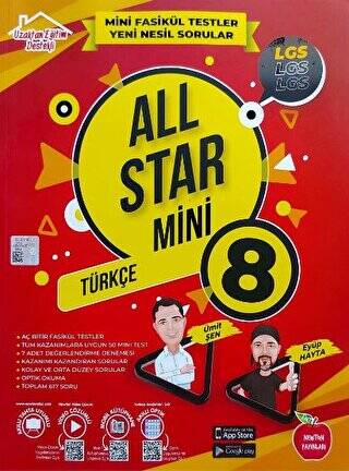 8. Sınıf All Star Mini Türkçe Soru Bankası - 1