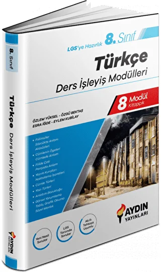 8. Sınıf Aydın Türkçe Ders İşleyiş Modülleri - 1