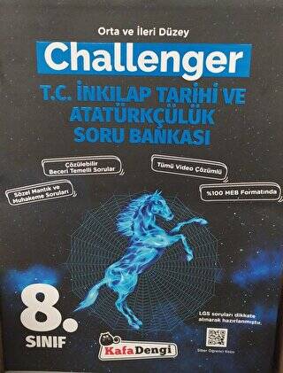 8. Sınıf Challenger T.C. İnkılap Tarihi ve Atatürkçülük Soru Bankası - 1