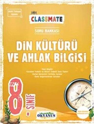 8. Sınıf Classmate Din Kültürü Ve Ahlak Bilgisi Soru Bankası - 1