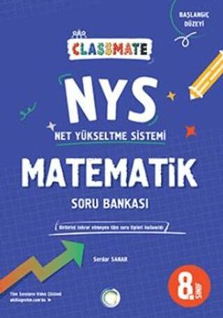 8. Sınıf Classmate Net Yükseltme Sistemi Matematik Soru Bankası - 1