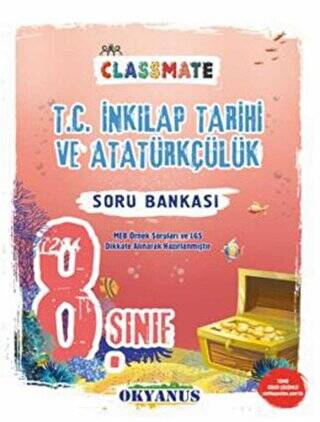 8. Sınıf Classmate T. C. İnkılap Tarihi ve Atatürkçülük Soru Bankası - 1