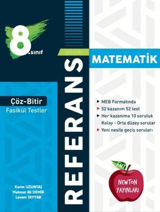 8. Sınıf Çöz Bitir Referans Matematik Fasikül Testler - 1