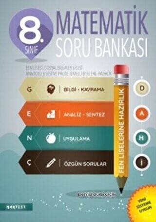 8. Sınıf Dahi Genç Matematik Soru Bankası İlk Baskı - 1