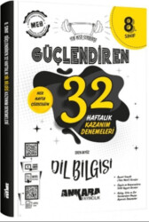 8. Sınıf Dil Bilgisi Güçlendiren Haftalık Kazanım Denemeleri - 1