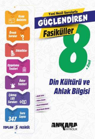 8. Sınıf Din Kültürü ve Ahlak Bilgisi Güçlendiren Fasiküller - 1