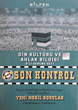 8. Sınıf Din Kültürü ve Ahlak Bilgisi Son Kontrol 8`li Deneme Seti - 1