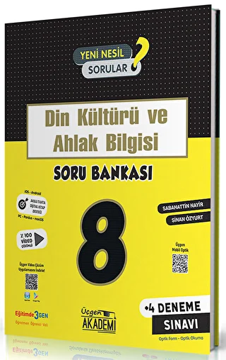 8. Sınıf Din Kültürü ve Ahlak Bilgisi Soru Bankası - 1