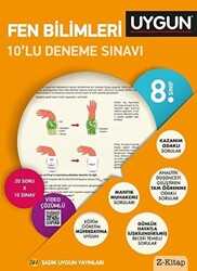 8. Sınıf Fen Bilimleri 10`lu Deneme Sınavı - 1