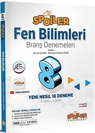 8. Sınıf Fen Bilimleri Branş Denemeleri - 1