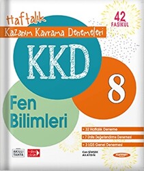 8. Sınıf Fen Bilimleri KKD Haftalık Kazanım Kavrama Denemeleri - 1