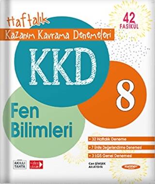 8. Sınıf Fen Bilimleri KKD Haftalık Kazanım Kavrama Denemeleri - 1