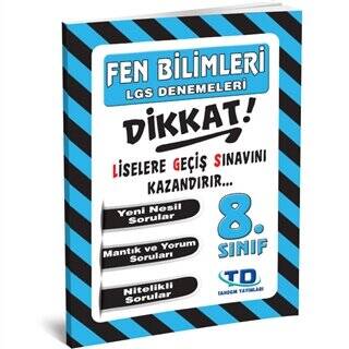 8. Sınıf Fen Bilimleri LGS Denemeleri - 1