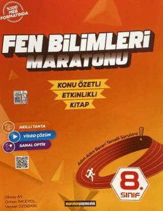 8. Sınıf Fen Bilimleri Maratonu Konu Özetli - Etkinlikli Kitap - 1