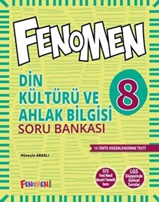 8. Sınıf Fenomen Din Kültürü ve Ahlak Bilgisi Soru Bankası - 1