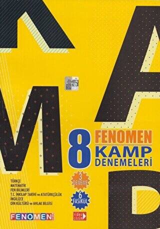 8. Sınıf Fenomen Kamp Denemeleri Fenomen Okul Yayınları - 1