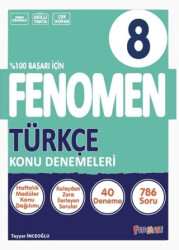 8. Sınıf Fenomen Türkçe 40`lı Konu Denemeleri - 1