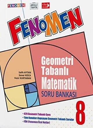 8. Sınıf Geometri Tabanlı Matematik Soru Bankası Fenomen Okul Yayınları - 1