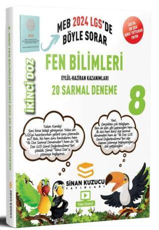 8. Sınıf İkinci Doz Fen Bilimleri 20 Sarmal Branş Deneme - 1