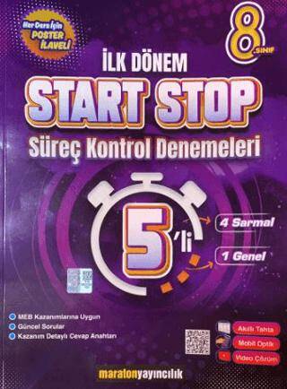 8. Sınıf İlk Dönem Start Stop Süreç Kontrol Denemeleri - 1