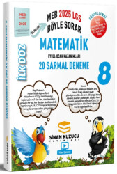 8. Sınıf İlk Doz Matematik 20 Sarmal Deneme - 1