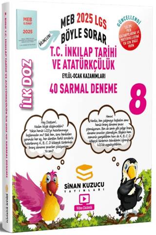 8. Sınıf İlk Doz T.C. İnkılap Tarihi ve Atatürkçülük 40 Sarmal Deneme - 1