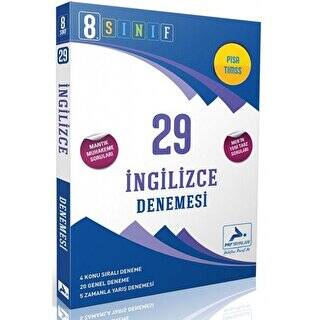 8. Sınıf İngilizce 29`lu Branş Deneme - 1