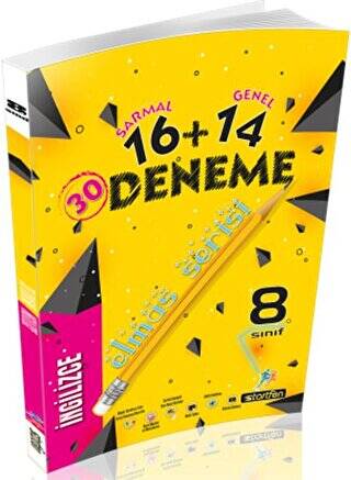 8. Sınıf İngilizce 30 Deneme Elmas Serisi - 1