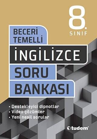 8. Sınıf İngilizce Beceri Temelli Soru Bankası - 1