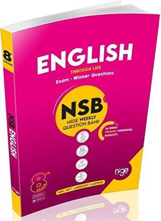 8. Sınıf İngilizce NSB Hafta Hafta Soru Bankası - 1