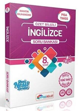 8. Sınıf İngilizce Özet Bilgili Soru Bankası - 1