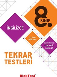 8. Sınıf İngilizce Tekrar Testleri - 1