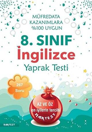 8. Sınıf İngilizce Yaprak Testi - 1