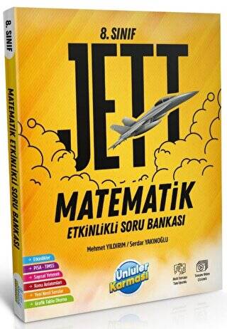 8. Sınıf Jett Matematik Etkinlikli Soru Bankası - 1