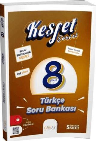 8. Sınıf Keşfet Plus Serisi Türkçe Soru Bankası - 1