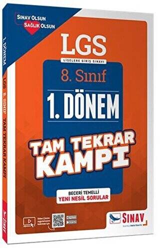 8. Sınıf LGS 1. Dönem Çözümlü Tam Tekrar Kampı - 1