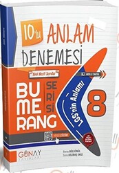 8. Sınıf LGS 10`lu Anlam Bumerang Denemesi - 1