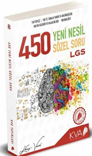 8. Sınıf LGS 450 Yeni Nesil Sözel Soru Bankası - 1