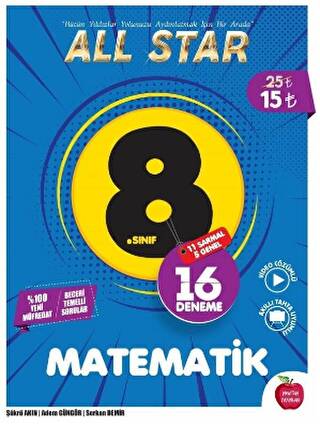 8. Sınıf LGS All Star Matematik Deneme - 1