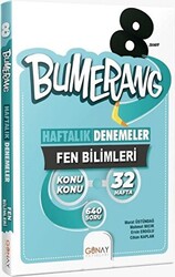 8. Sınıf LGS Bumerang 32 Haftalık Fen Bilimleri Denemeleri - 1