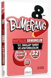 8. Sınıf LGS Bumerang 32 Haftalık T.C İnkılap Tarihi ve Atatürkçülük Denemeleri - 1