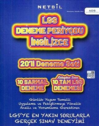 8. Sınıf LGS Deneme Periyodu İngilizce 20`li Deneme - 1