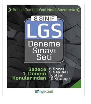 8. Sınıf LGS Deneme Sınavı Seti - 1