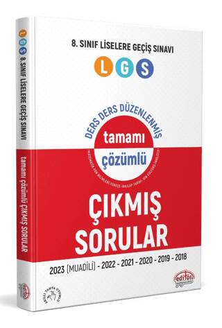 8. Sınıf LGS Ders Ders Tamamı Çözümlü Çıkmış Sorular - 1