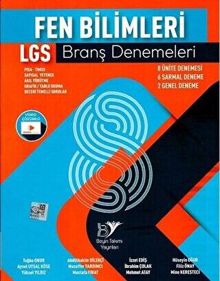 8. Sınıf LGS Fen Bilimleri Branş Denemeleri - 1