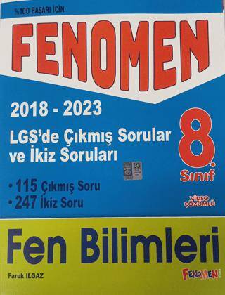 8. Sınıf LGS Fen Bilimleri Çıkmış ve İkiz Sorular 2018-2023 - 1