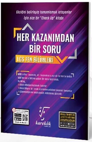 8. Sınıf LGS Fen Bilimleri Her Kazanımdan Bir Soru - 1