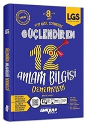 8. Sınıf LGS Güçlendiren 12 Anlam Bilgisi Denemeleri - 1