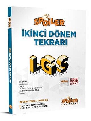 8. Sınıf LGS İkinci Dönem Tekrarı - 1