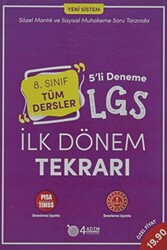 8. Sınıf LGS İlk Dönem Tekrarı Tüm Dersler 5 li Deneme - 1